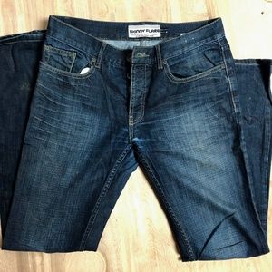 Men's Topman Skinny Flare Jeans, 30R (30x30)